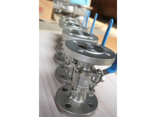 DIN 3PC Flanged Floating Ball Valve